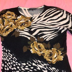 Pierri New York Beaded Sweater